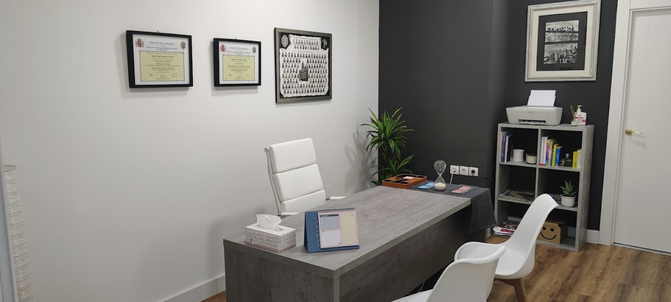 Interior de la consulta de Elena González Morán en León